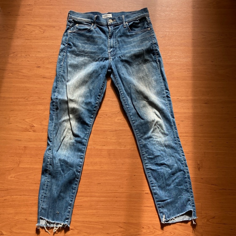 Mother Stunner fray jeans